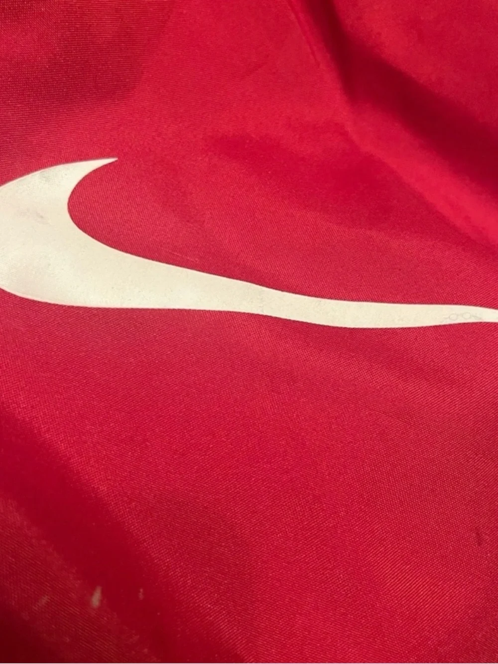 Nike Brasilia Training Gymsack Drawstring Red and Black with White Swoosh